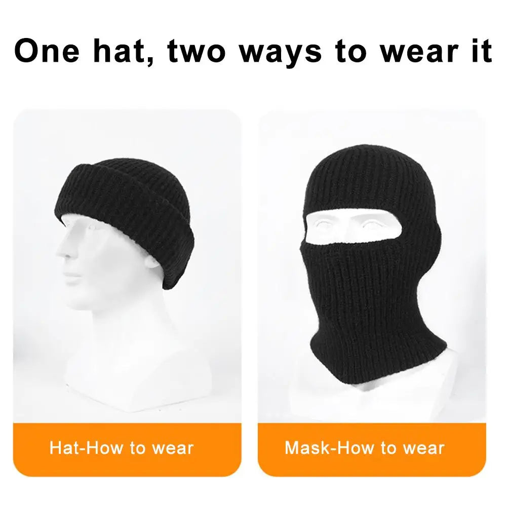 2-in-1 Balaclava Beanie