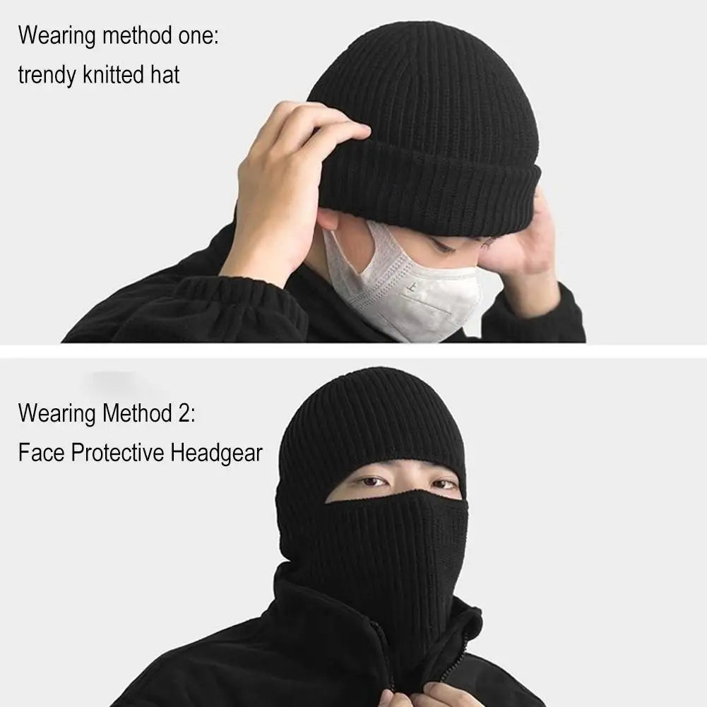 2-in-1 Balaclava Beanie