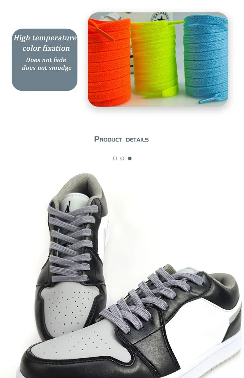 Flat shoelaces(All colours)