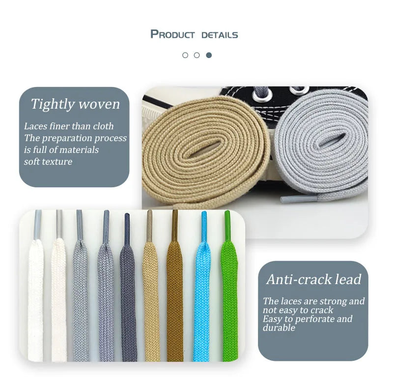 Flat shoelaces(All colours)