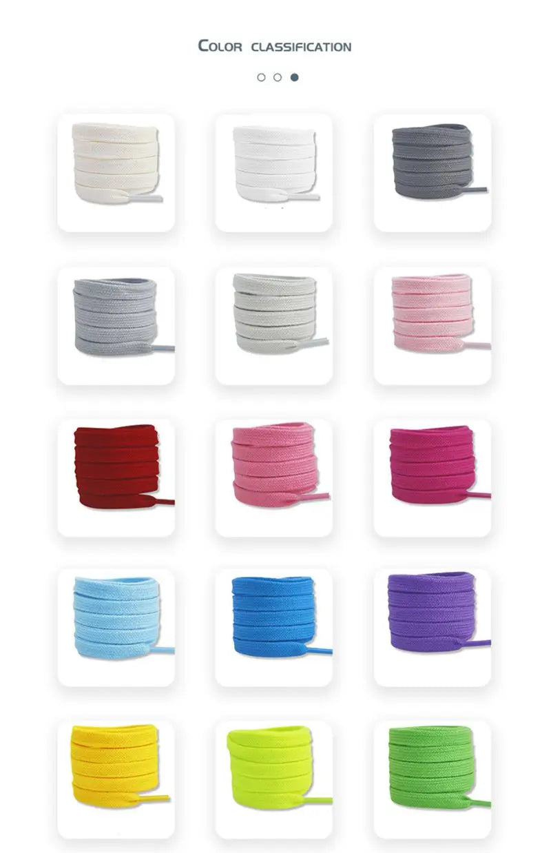 Flat shoelaces(All colours)