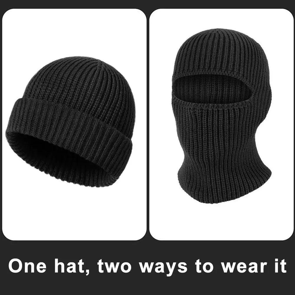 2-in-1 Balaclava Beanie