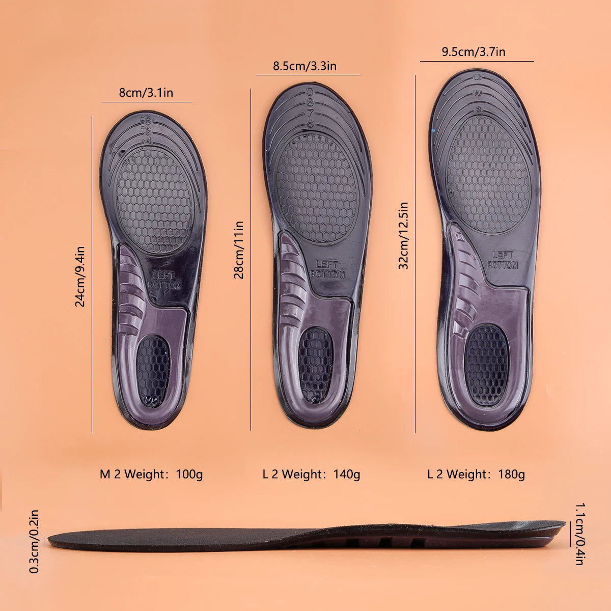 Shoe insoles for Comfort
